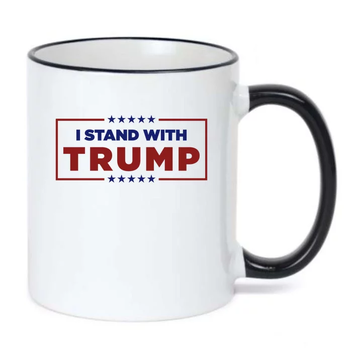 I Stand With Trump Pro Trump Supporter Free Trump Black Color Changing Mug