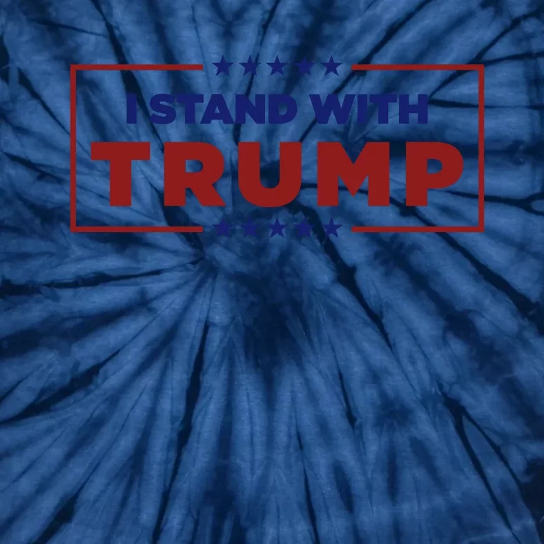 I Stand With Trump Pro Trump Supporter Free Trump Tie-Dye T-Shirt