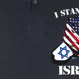 I Stand With Israel Support Israel Love Israeli Brotherhood Softstyle Adult Sport Polo