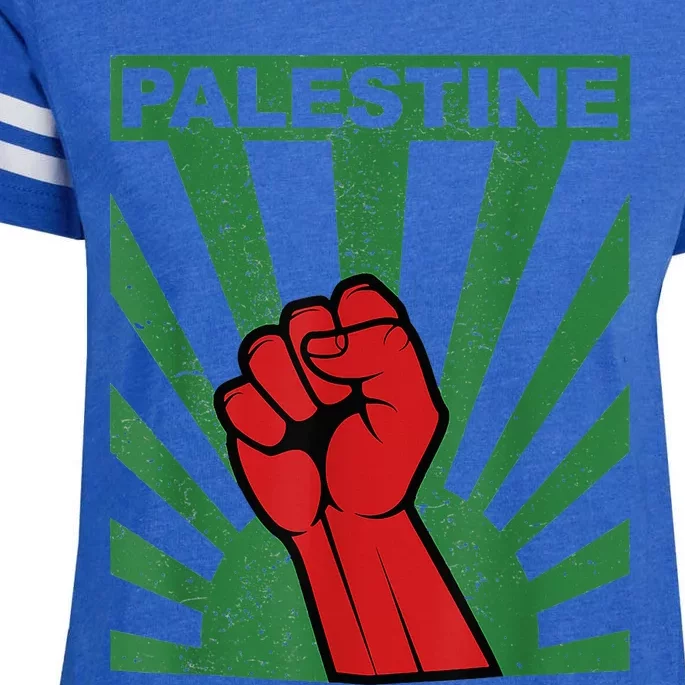 I Stand With Palestine For Their Freedom Free Palestine Enza Ladies Jersey Football T-Shirt