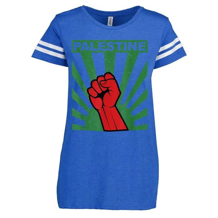 I Stand With Palestine For Their Freedom Free Palestine Enza Ladies Jersey Football T-Shirt