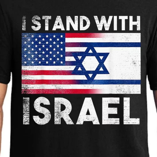 I Stand With Israel Pray For Israel US and Israel Flag Pajama Set