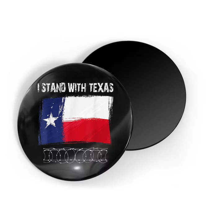 I Stand With Texas Flag Usa State Of Texas Magnet