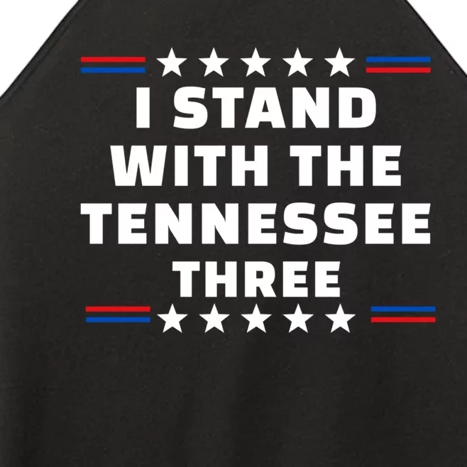 I Stand With The Tennessee Three Novelty & More Clothing Women’s Perfect Tri Rocker Tank