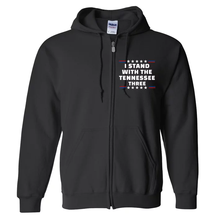 I Stand With The Tennessee Three Novelty & More Clothing Full Zip Hoodie