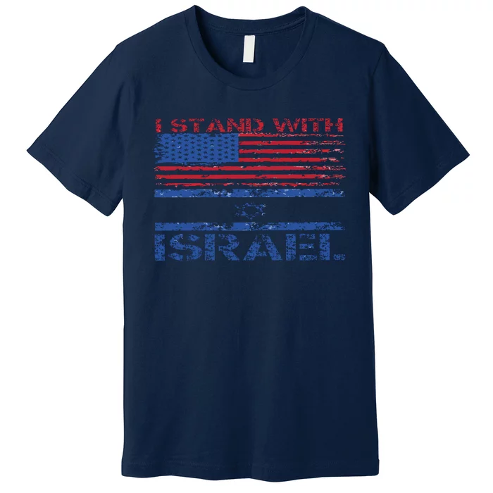 I Stand With Israel Support Black Premium T-Shirt