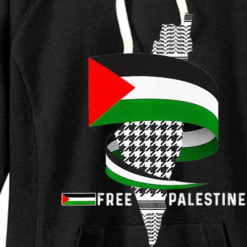 I Stand With Palestine For Their Freedom Free Palestine Women's Fleece Hoodie