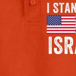 I Stand With Israel Usa Israeli Flag Jewish I Love Israel I Support Israel Dry Zone Grid Performance Polo