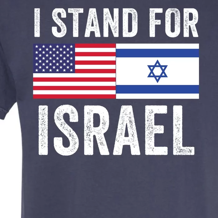 I Stand With Israel Usa Israeli Flag Jewish I Love Israel I Support Israel Garment-Dyed Heavyweight T-Shirt