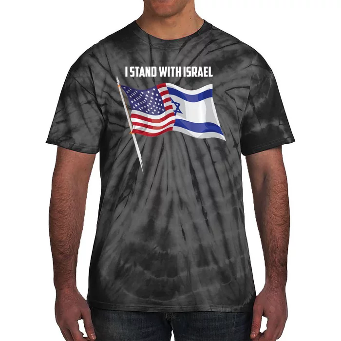 I Stand With Israel | Cute Proud Supporter Gift Tie-Dye T-Shirt