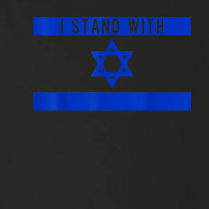 I Stand With Israel Toddler Long Sleeve Shirt