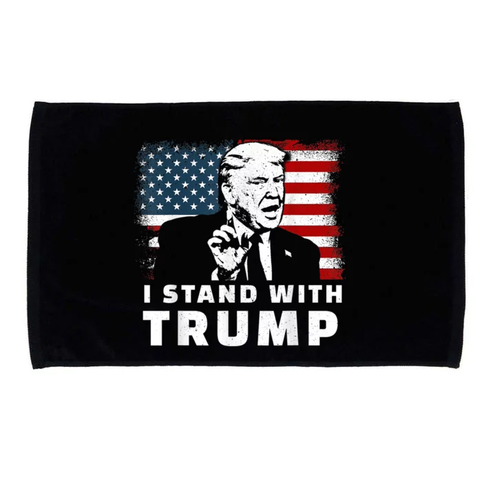 I Stand With Trump Microfiber Hand Towel