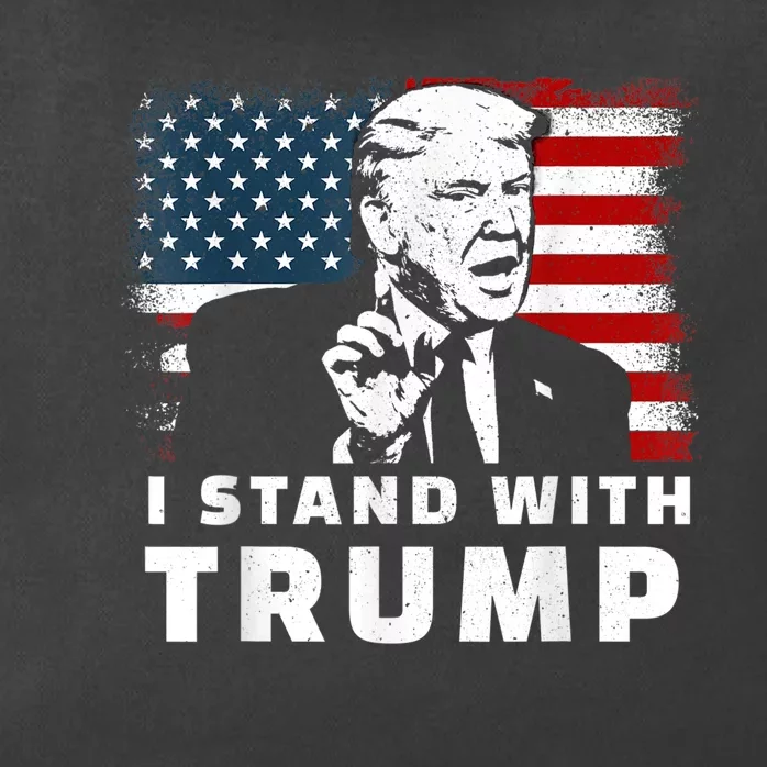 I Stand With Trump Zip Tote Bag