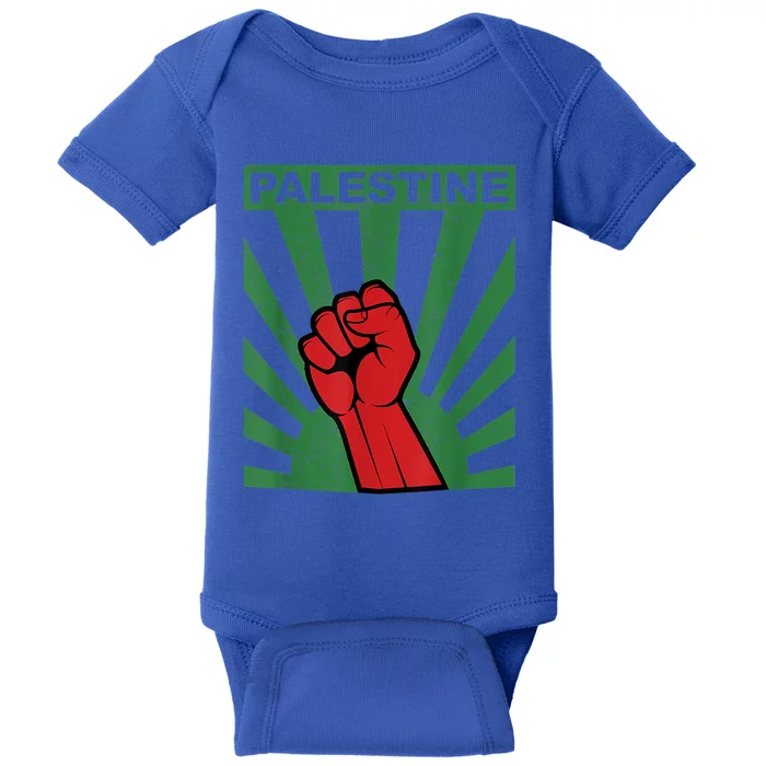 I Stand With Palestine For Their Freedom Free Palestine Baby Bodysuit