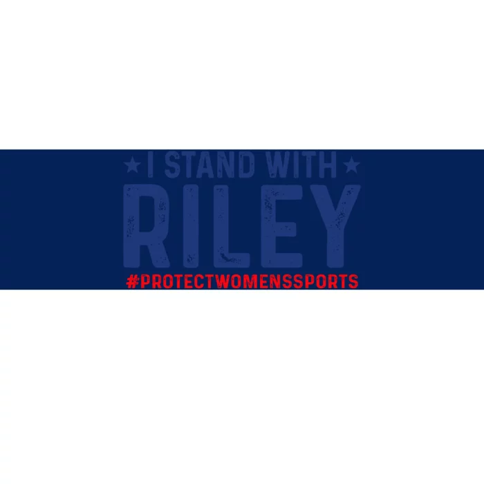 I Stand With Riley Gaines #ProtectWomensSports Bumper Sticker