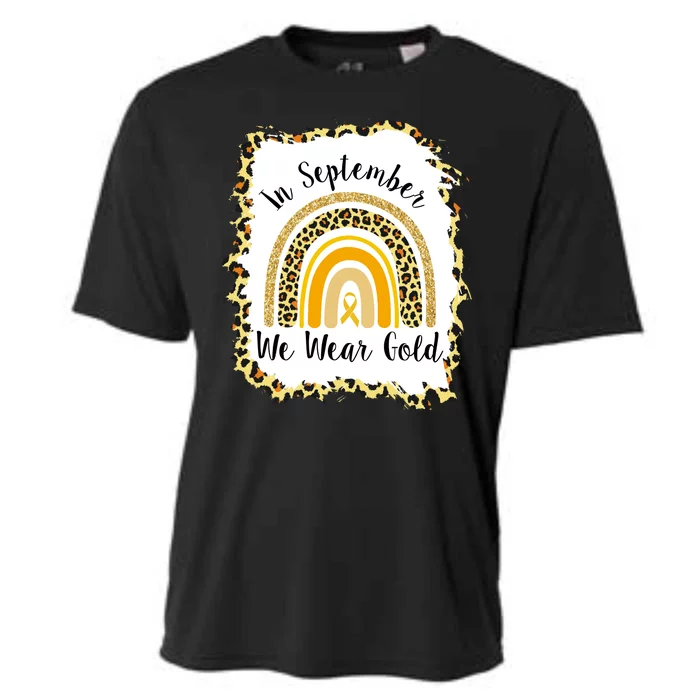 In September We Wear Gold Leopard Rainbow Cooling Performance Crew T-Shirt