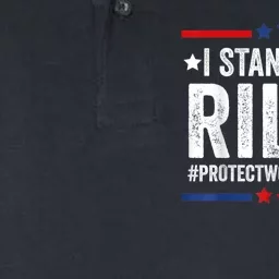 I Stand With Riley Gaines #ProtectWomensSports Softstyle Adult Sport Polo