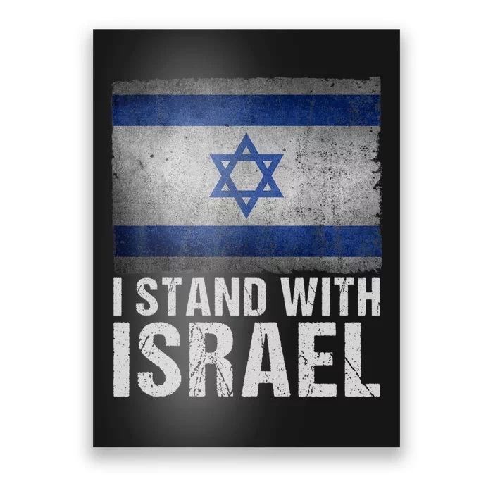 I Stand With Israel Poster