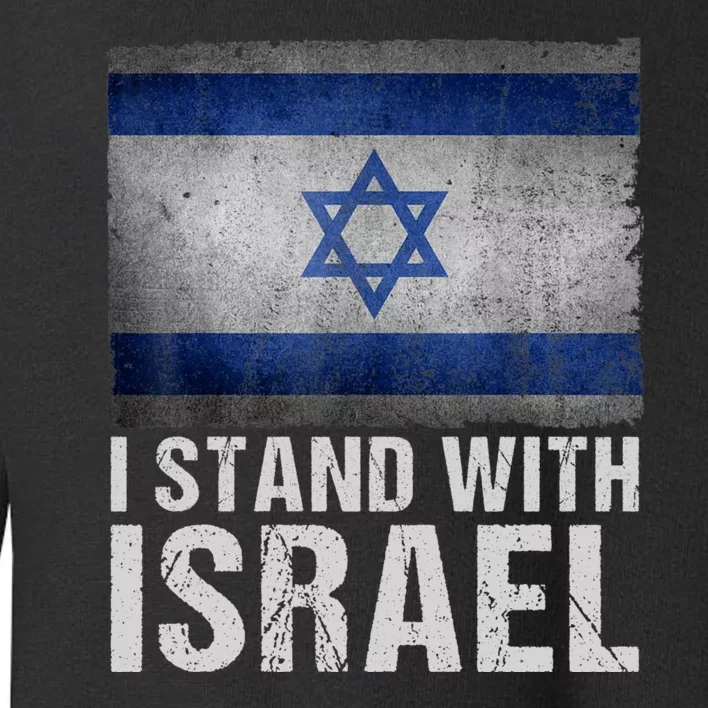 I Stand With Israel Toddler Sweatshirt