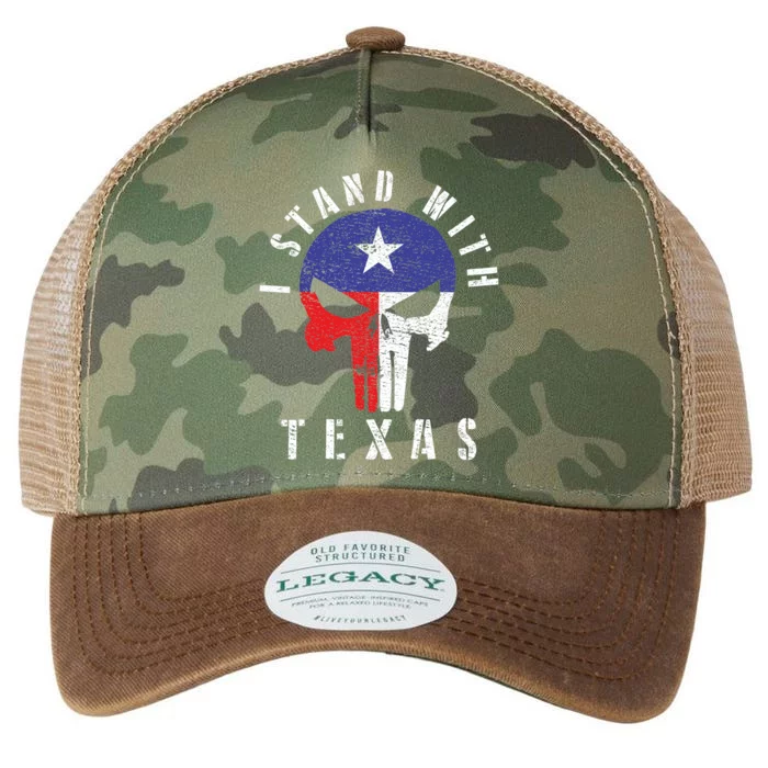 I Stand With Texas Flag Usa State Of Texas Legacy Tie Dye Trucker Hat