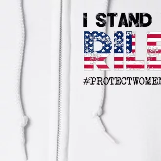 I Stand With Riley Gaines #ProtectWomensSports Full Zip Hoodie