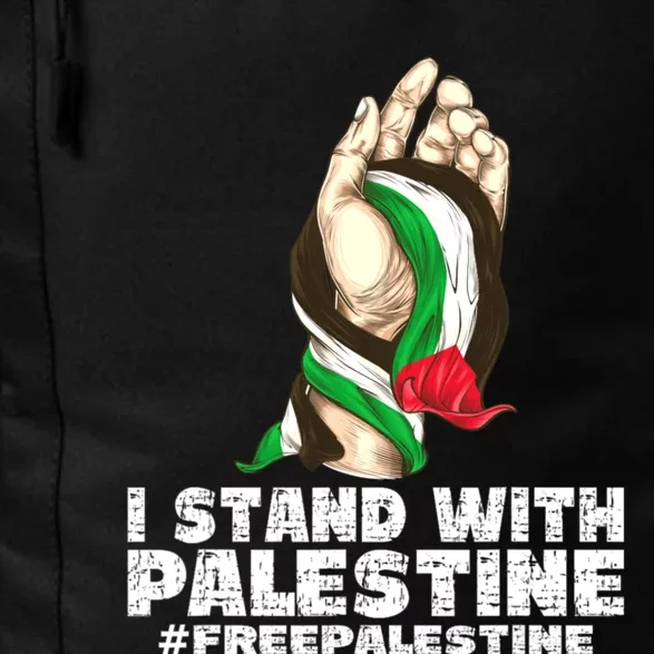 I Stand With Palestine For Their Freedom Free Palestine Daily Commute Backpack