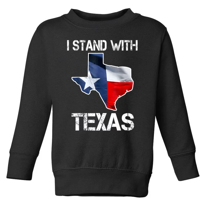 I Stand With Texas Scotus Toddler Sweatshirt