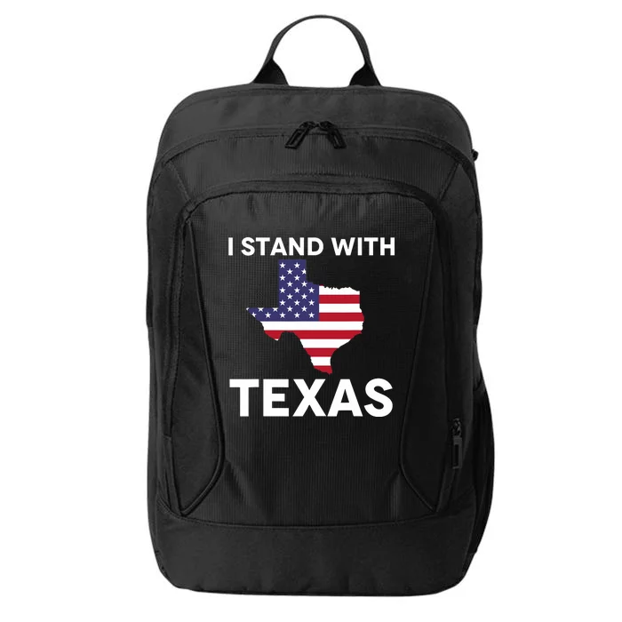 I Stand With Texas Usa Flag City Backpack