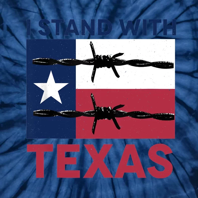 I Stand With Texas Tie-Dye T-Shirt