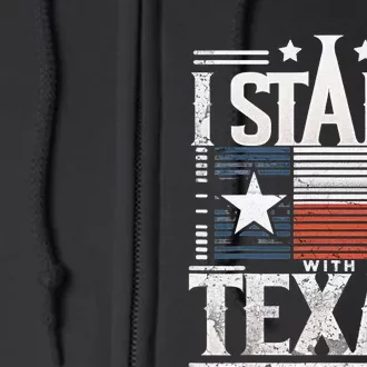 I Stand With Texas Scotus Full Zip Hoodie