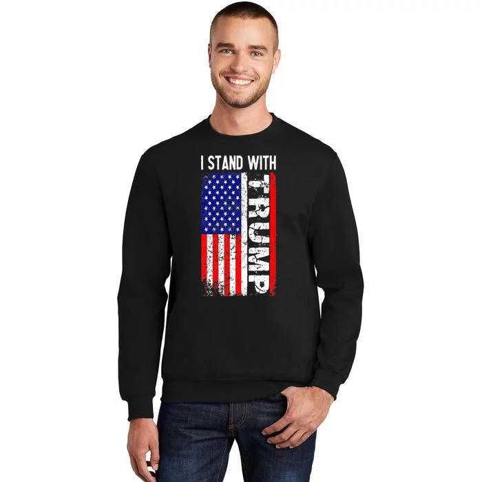 i stand with president trump pro trump supporter anti biden Sweatshirt