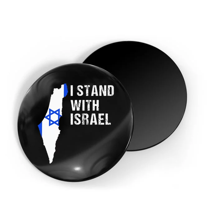 I Stand With Israel Jewish Gifts Heritage Israeli Flag Magnet