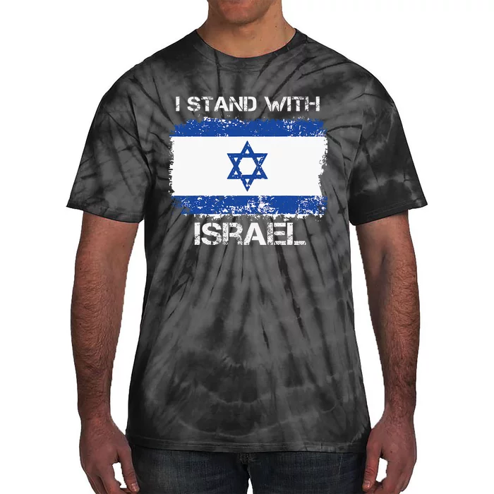 I Stand With Israel Support Israel Love Israeli Brotherhood Tie-Dye T-Shirt