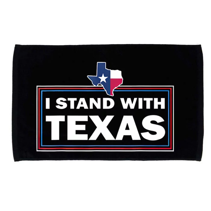 I Stand With Texas I Support Texas Microfiber Hand Towel