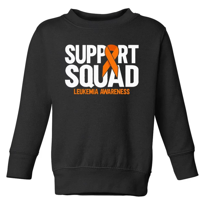 In September We Wear Orange Leukemia Awareness Toddler Sweatshirt