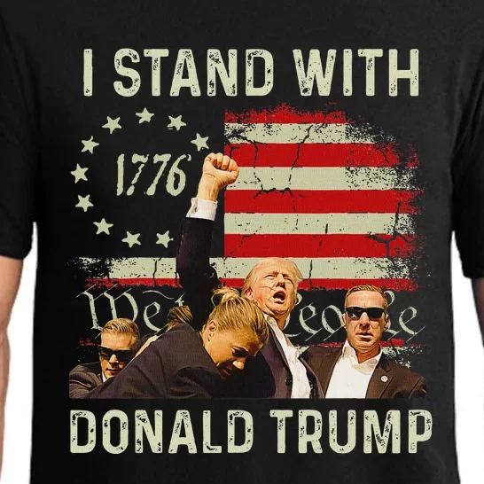 I Stand With Trump 2024 Strong Support Pajama Set