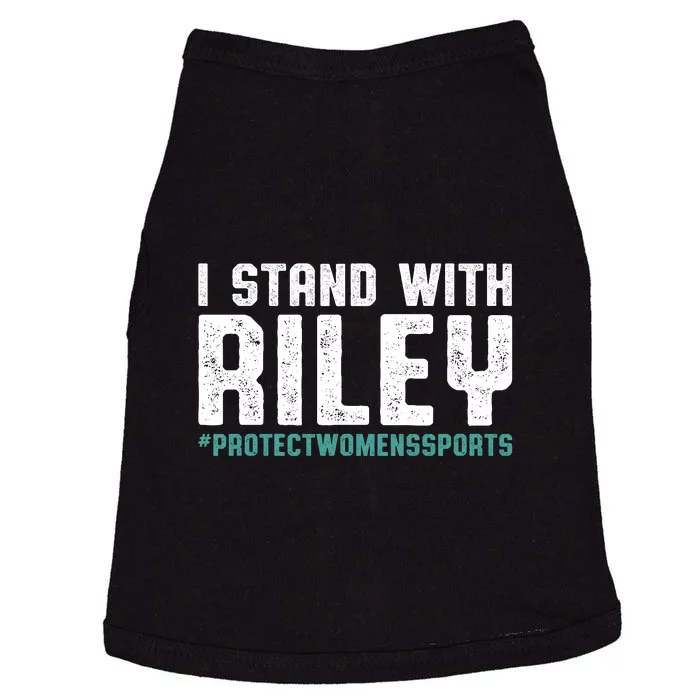 I Stand With Riley Gaines | Protect Womens Sports Doggie Tank