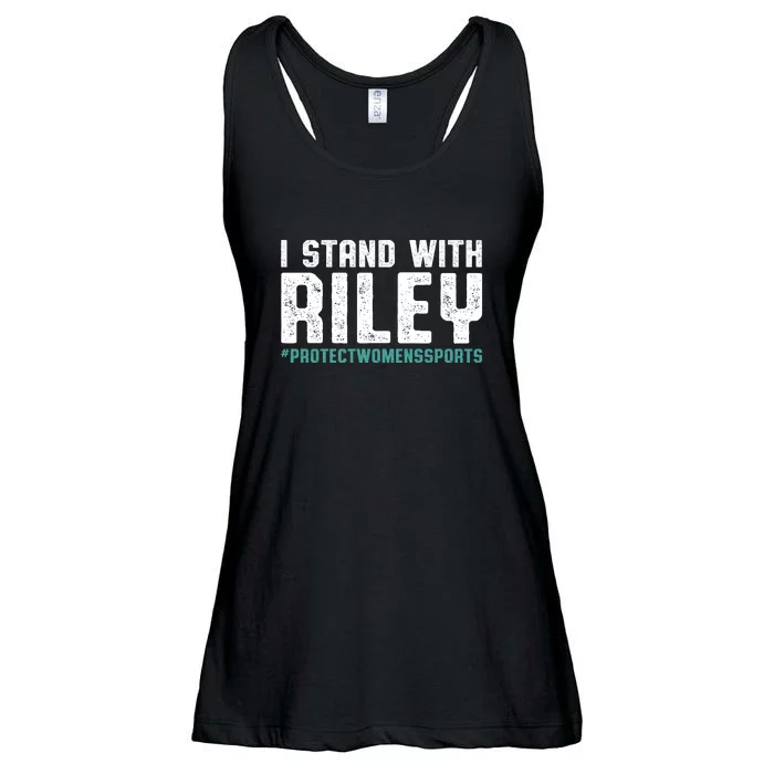 I Stand With Riley Gaines | Protect Womens Sports Ladies Essential Flowy Tank