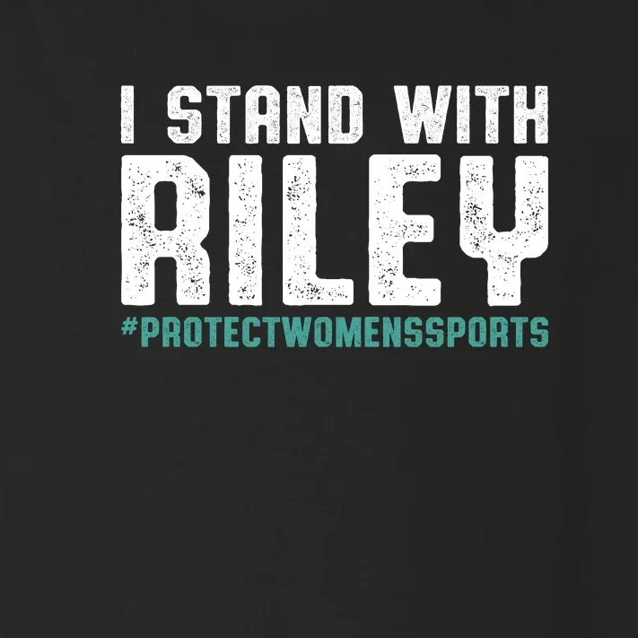 I Stand With Riley Gaines | Protect Womens Sports Toddler Long Sleeve Shirt