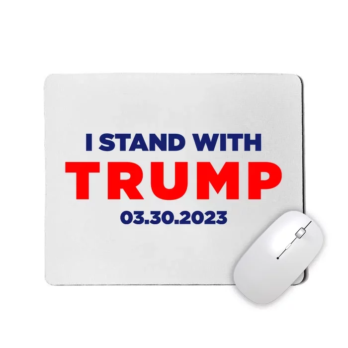 I Stand With Trump Pro Trump Supporter Free Trump Mousepad