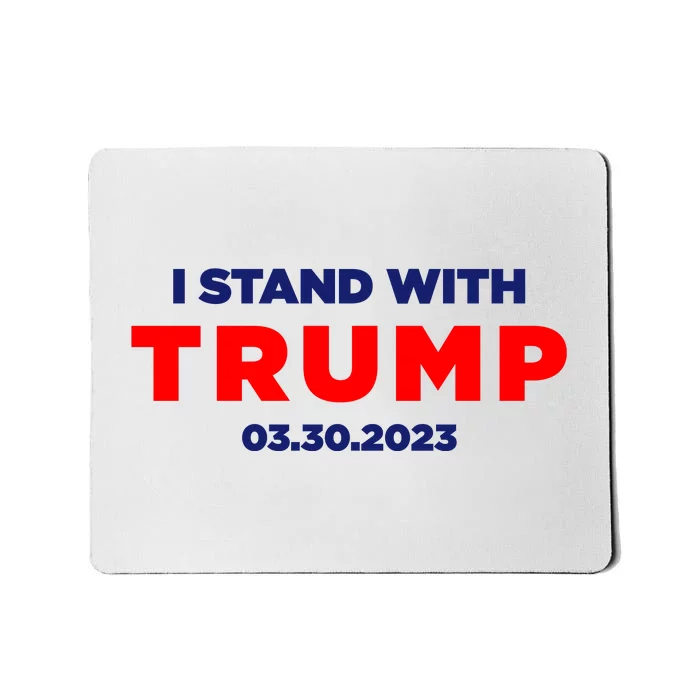 I Stand With Trump Pro Trump Supporter Free Trump Mousepad