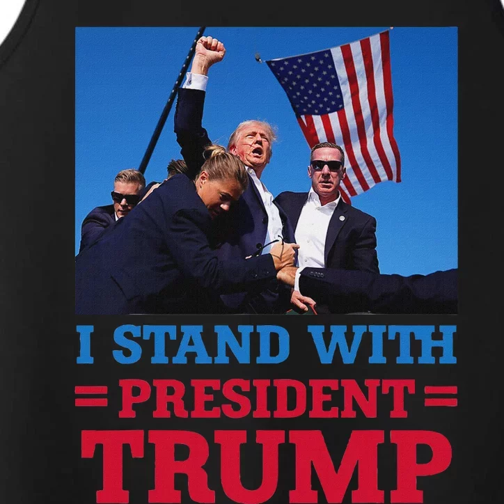 I Stand With Trump Strong Support Performance Tank