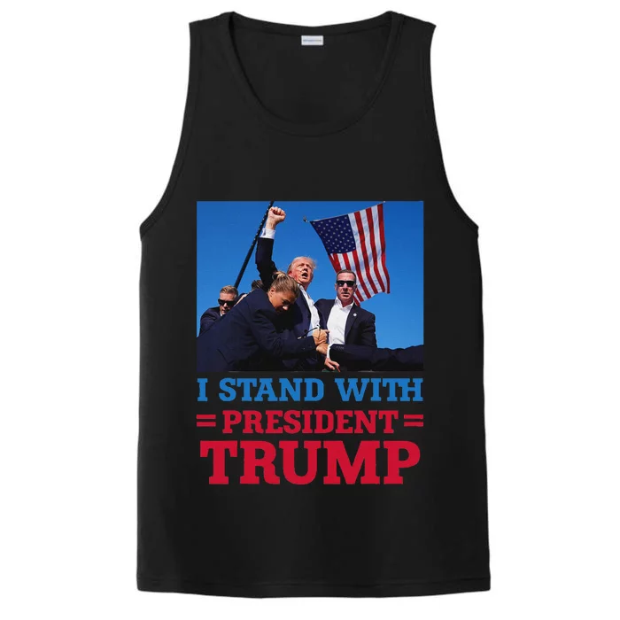 I Stand With Trump Strong Support Performance Tank