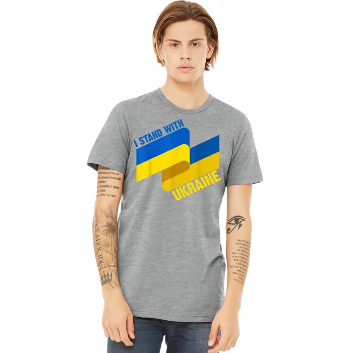 I Stand With Ukraine Support Premium T-Shirt