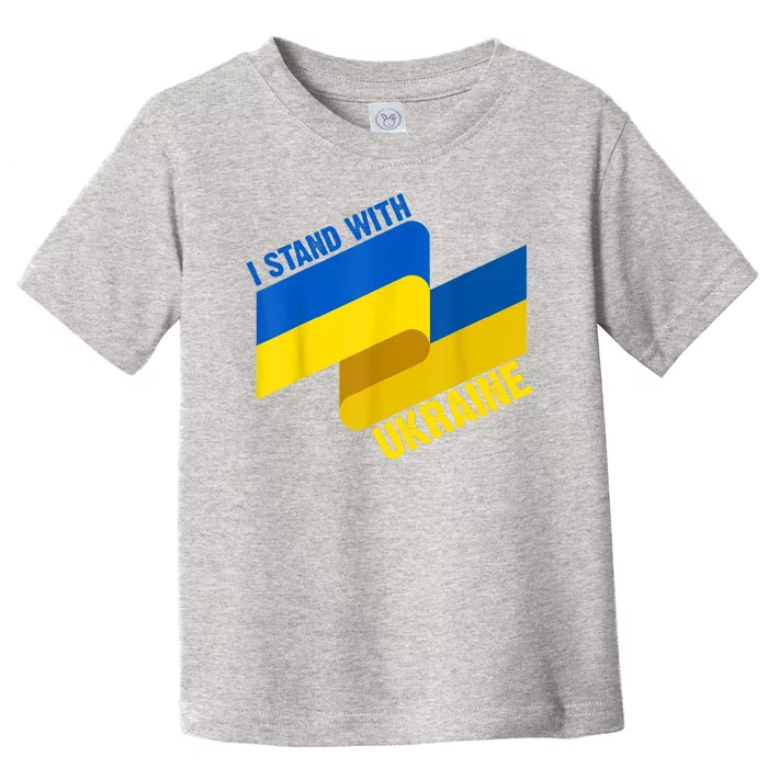 I Stand With Ukraine Support Toddler T-Shirt