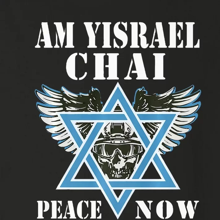 I Stand With Israel Am Yisrael Chai Peace Now Toddler Long Sleeve Shirt