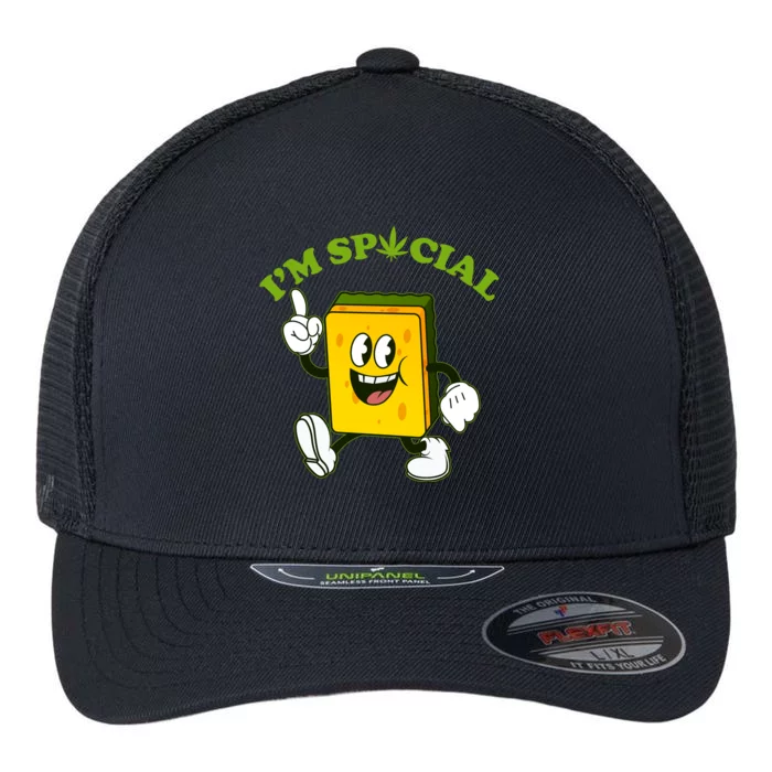 Im Special Weed Sponge Flexfit Unipanel Trucker Cap