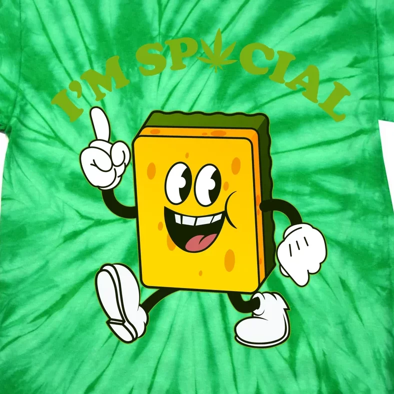 Im Special Weed Sponge Tie-Dye T-Shirt