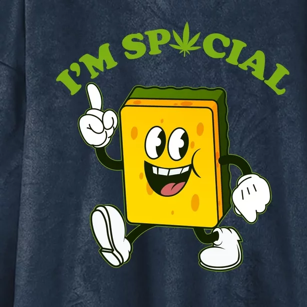 Im Special Weed Sponge Hooded Wearable Blanket