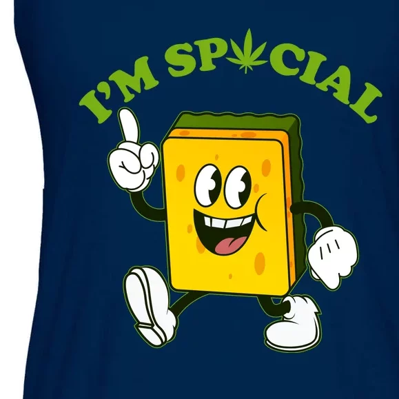 Im Special Weed Sponge Ladies Essential Flowy Tank